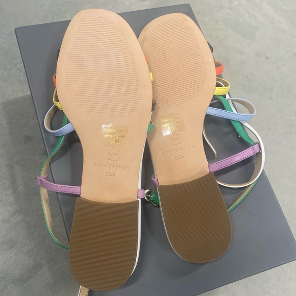 ANN TAYLOR GABRIEL PRIDE SANDALS NIB - Picture 3 of 5